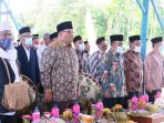Pjs Bupati Waropen saat menghadiri peringatan Maulid Nabi Muhammad SAW 1442 H.(Foto. Rich)