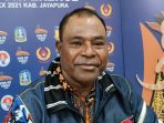 Koordinator Bidang Upacara Sub PB PON Kabupaten Jayapura, Eqberth C. Kopeuw, M. Pd .(Foto. Humas PB PON )