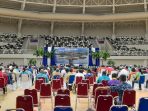 Suasana kegiatan pembukaan rapat kerja teknis YPK Tahun 2022 Kabupaten Jayapura.(Foto. Tinus)