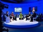 Panel Diskusi World Economic Forum oleh CNA. (Foto World Economic For.(Foto. Kemendag)