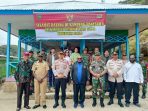 Dandim 1703Deiyai bersama Bupati Paniai meresmikan kampung Pancasila di Kampung Awabutu, Kabupaten Paniai.(Foto. Pendam XVIICenderawasih)