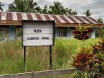 Pustu Kampung Yokiwa yang mulai ditingkat menjelang pelaksanaan KMAN VI.(Foto. KMAN VI)