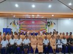 Foto bersama pengukuhan pengurus Darma Wanita Persatua Kabupaten Waropen periode 2019-2024.(Foto. Rich)
