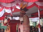 Pj Gubernur Papua Tengah saat menjadi Irup di Upacara pengibaran bendera sekaligus menyampaikan ada 12 agenda prioritas yang akan dilakukan Jajarannya.(Foto. Humas Pemprov Papua Tengah)