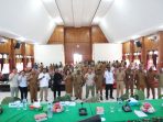 Peserta kegiatan FGD saat berphoto bersama. FGD ke-I ini membahas master plan kawasan perkantoran Pemerintahan Provinsi Papua Tengah.(Foto. Humas Pemprov Papua Tengah)