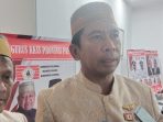 Wagus Hidayat sebagai mantan ketua dan sekretaris KKSS Kabupaten Jayapura saat diwawancara wartawan.