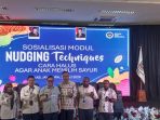 Plt Deputi bidang promosi dan kerjasama BGN didampingi Asisten II bidang perekonomian dan pembangunan Setda Kabupaten Jayapura bersama di sosialiasi Modul Nudging Techniques.